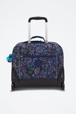 Rugtas met Wieltjes Giorno - Marineblauw en Poederroze