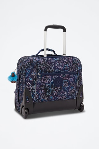 Rugtas met Wieltjes Giorno - Marineblauw en Poederroze