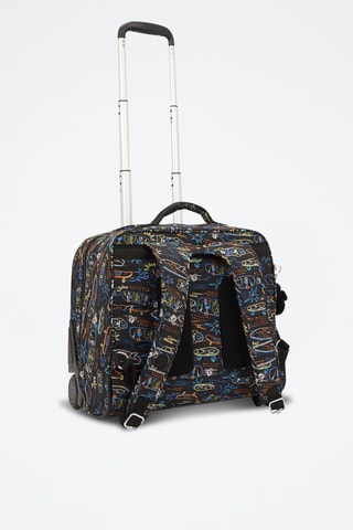 Rugtas met Wieltjes Giorno - Zwart en Blauw