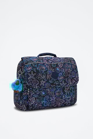 Boekentas Codie L - Marineblauw en Poederroze