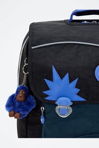 Boekentas Iniko - Zwart en Donkerblauw