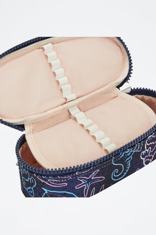 Etui Duobox - Marineblauw en Poederroze