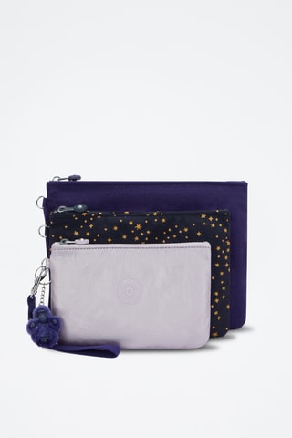 3 Clutches Iaka L - Licht Nachtblauw