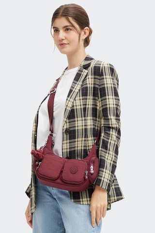 Schoudertas Rikka S - Bordeauxrood