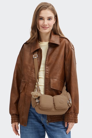 Schoudertas Rikka S - Lichtbruin