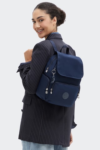 Rugtas City Zip S - Nachtblauw