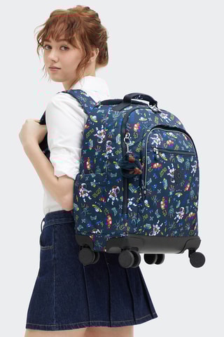 Rugtas met Wieltjes New Zea - Marineblauw