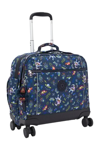 Reistas met Wieltjes New Storia - Marineblauw - 45 cm