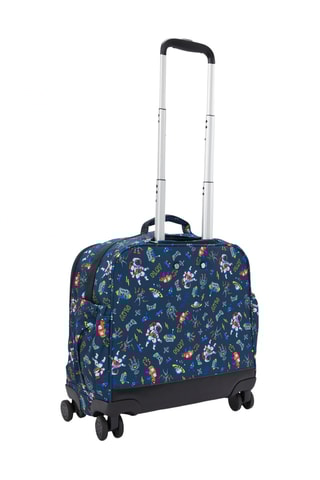 Reistas met Wieltjes New Storia - Marineblauw - 45 cm