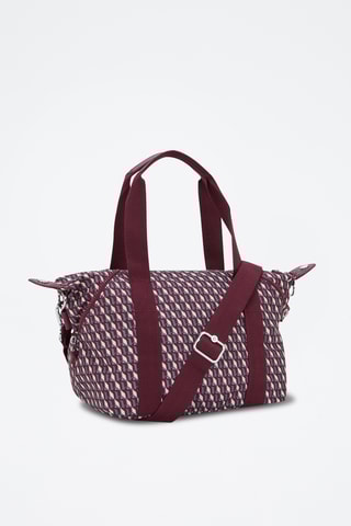 Handtas Art - Bordeauxrood en Ecru