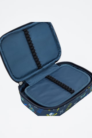 Etui - Petrolblauw en Zwart