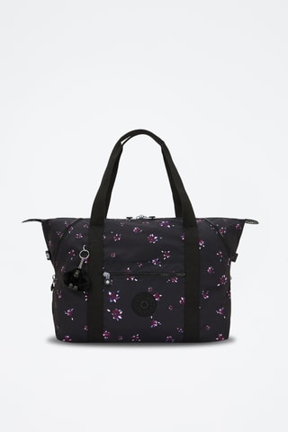 Shopper Art M - Zwart en Bordeauxrood