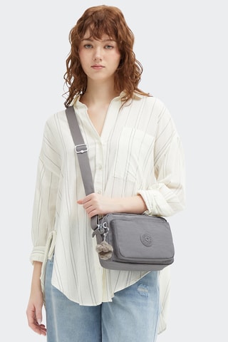 Schoudertas Abanu - Lichtgrijs en Lichtbruin