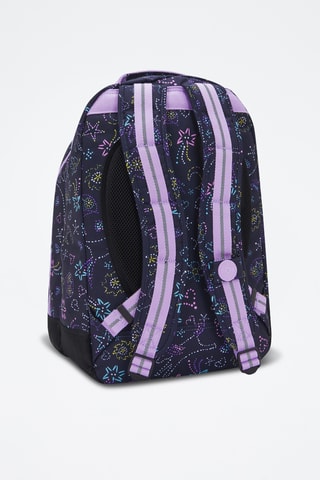 Rugtas Class Room - Zwart en Lichtpaars