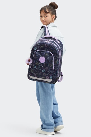 Rugtas Class Room - Zwart en Lichtpaars