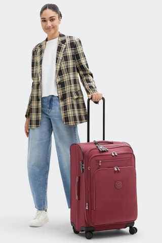 Weekendtrolley New Youri Spin (M) - Bordeauxrood - 68 cm