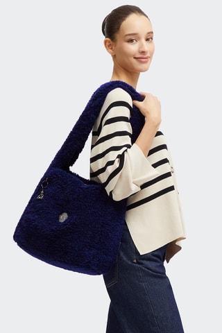 Trendy Handtas Nakato M - Marineblauw