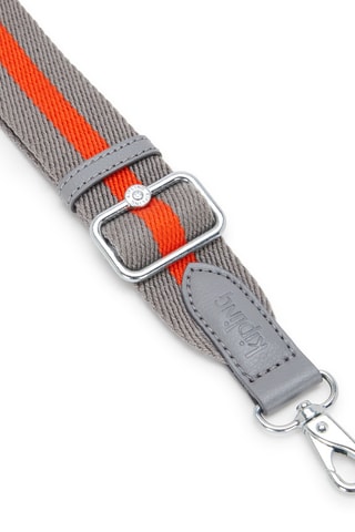 Schouderband - Grijs en Oranje