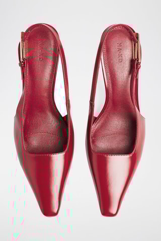 Escarpins vernis - Rouge