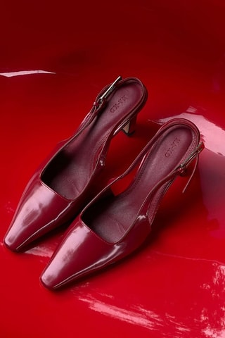 Escarpins vernis - Rouge