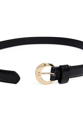 Ceinture vernie - Noir 