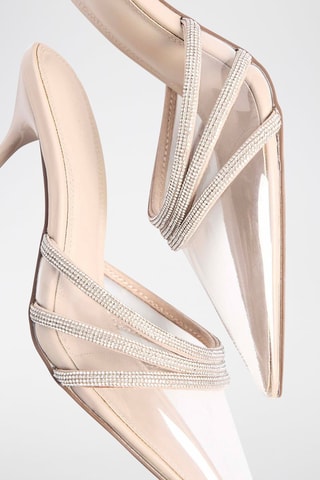 Mules à talons - Blanc