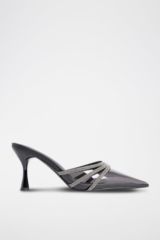 Mules à talons - Noir