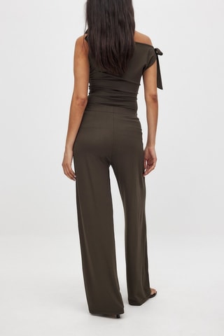 Pantalon relaxed - Marron