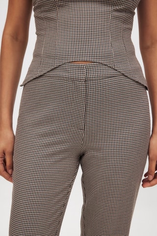 Pantalon flare - Marron clair