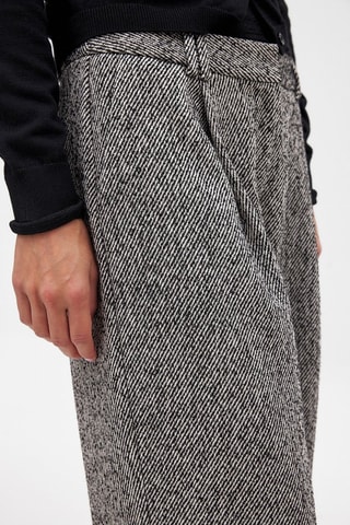 Pantalon - Noir chiné