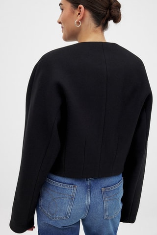 Manteau en laine - Noir