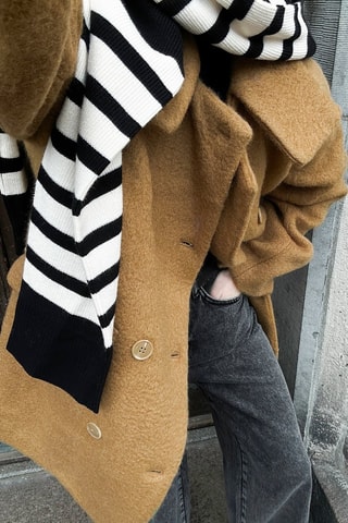 Manteau en laine - Marron