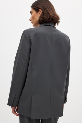 Veste en laine - Gris foncé