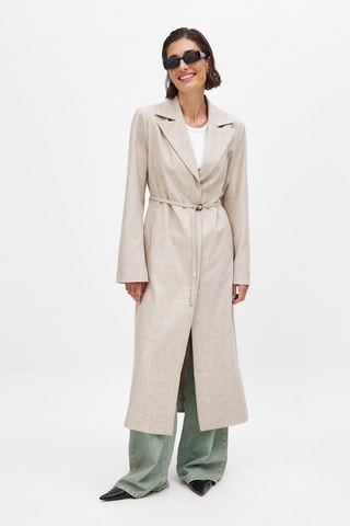 Veste longue - Beige