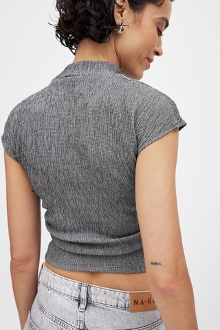 Top - Gris foncé chiné