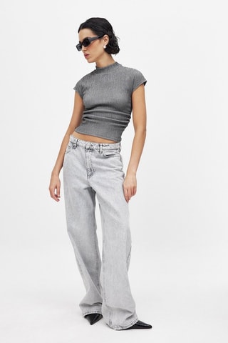 Top - Gris foncé chiné