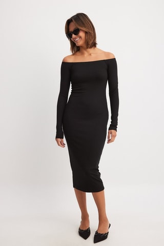 Robe fourreau - Noir