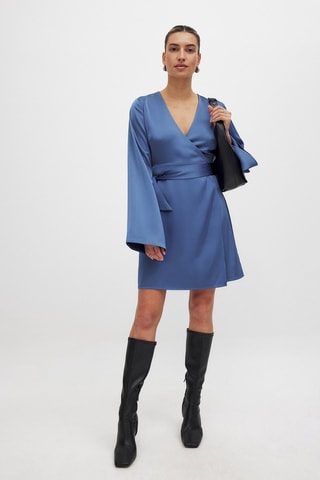 Robe portefeuille - Indigo