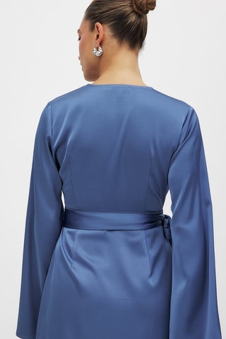 Robe portefeuille - Indigo