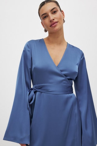 Robe portefeuille - Indigo