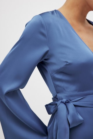 Robe portefeuille - Indigo