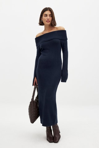 Robe pull - Bleu marine