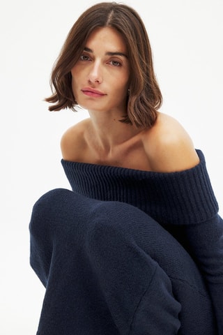 Robe pull - Bleu marine