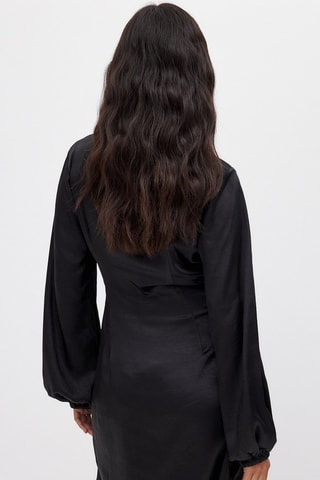 Robe portefeuille - Noir