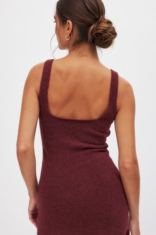 Robe droite - Bordeaux