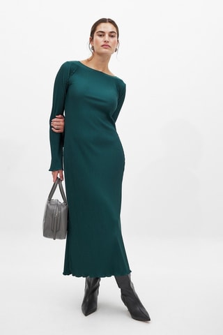 Robe longue - Vert foncé