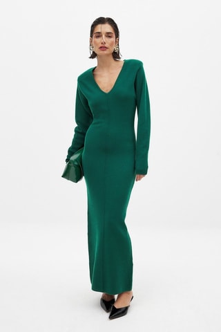 Robe longue - Vert émeraude