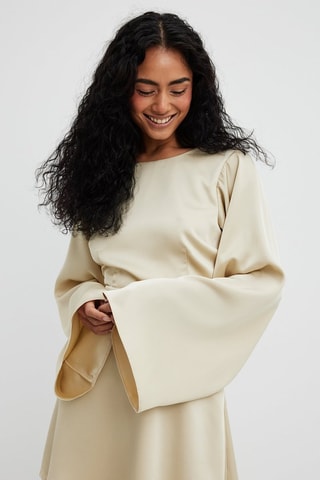 Robe patineuse - Beige