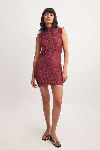 Robe droite - Bordeaux