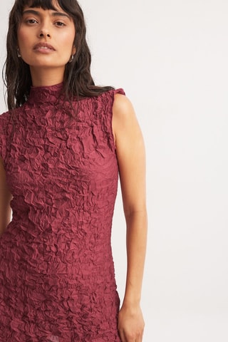 Robe droite - Bordeaux